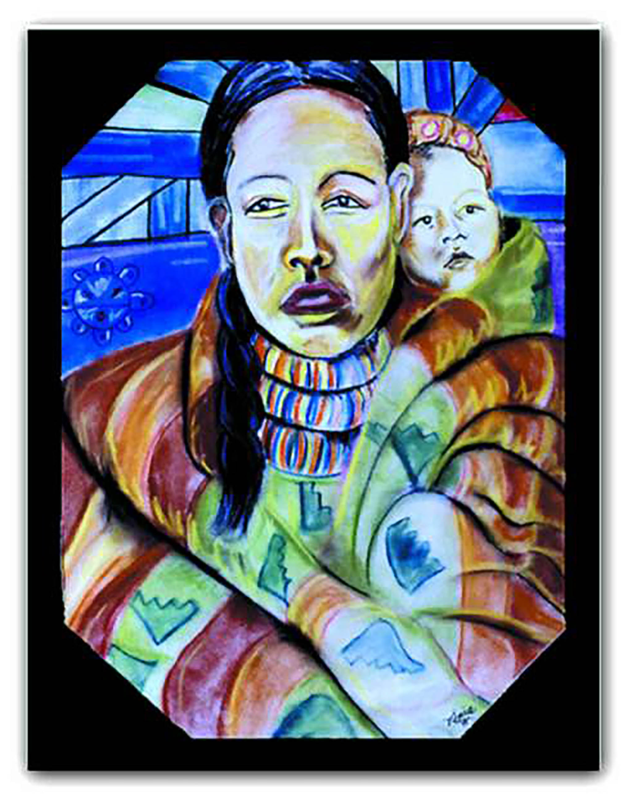 Mother and Child Painting